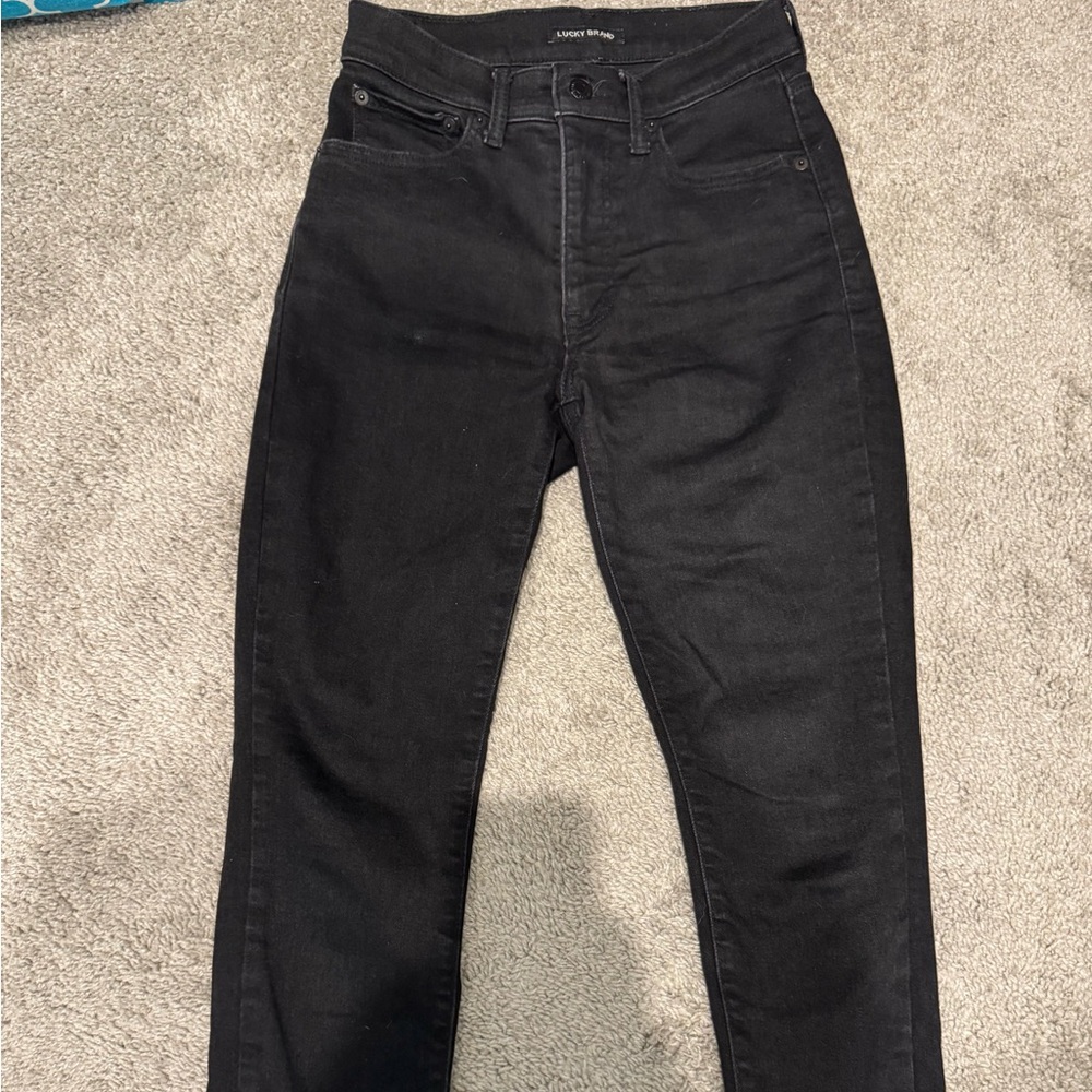 Lucky Brand High Rise Black Jeans